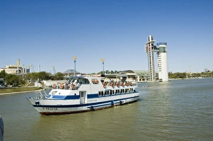 Guadalquivir Prints: Building on Isla Magica and the river Rio Guadalquivir