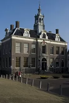 Images Dated 8th October 2008: Building on main square, Edam, Netherlands, Europe