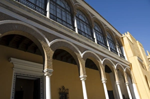 Santa Cruz Prints: Detail of building in the Patio de la Monteria