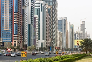Buildings in E11 or Sheikh Zayed Road, Dubai, United Arab Emirates, Middle East