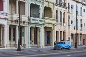 Malecon Prints: Buildings on The Malecon, Havana, Cuba, West Indies, Central America