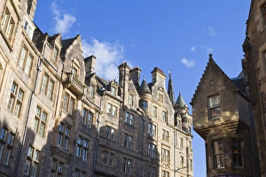 Lothian Prints: Buildings in the Old Town, Edinburgh, Lothian, Scotland, United Kingdom, Europe