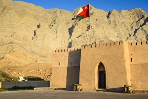 Musandam Prints: Bukha castle, Musandam, Oman, Middle East