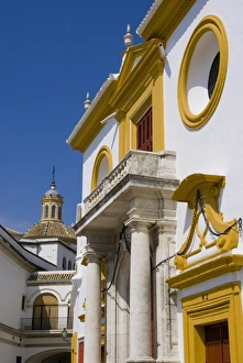 Bull Ring Prints: Bullring, Seville, Andalucia, Spain, Europe