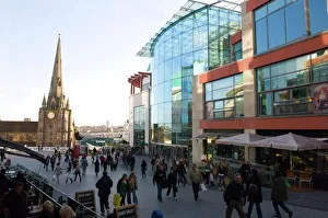 Images Dated 24th October 2008: Bullring Shopping area, Birmingham, West Midlands, England, United Kingdom, Europe
