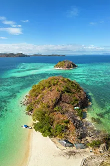 Tropical Island Prints: Bulog Dos Island, Calamian Islands, Coron, Palawan, Philippines, Southeast Asia, Asia