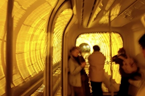 Images Dated 23rd March 2006: The Bund sightseeing tunnel, Shanghai, China, Asia