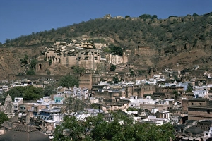 Bundi Prints: Bundi Fort, Rajasthan state, India, Asia