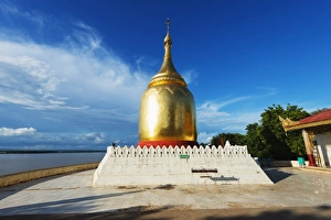 Bagan Prints: Bupaya Pagoda, Bagan (Pagan), Myanmar (Burma), Asia
