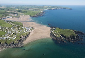 Burgh Island and Bigbury Bay, Devon, England, United Kingdom, Europe