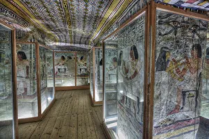 Ancient Thebes Prints: The Burial Chamber, Tomb of Sennefer