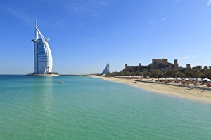 Burj Al Arab Hotel, Jumeirah Beach, Dubai, United Arab Emirates, Middle East