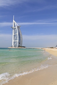 Burj Al Arab Hotel, Jumeirah Beach, Dubai, United Arab Emirates, Middle East