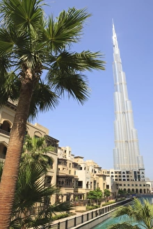 Images Dated 15th September 2009: Burj Khalifa, formerly the Burj Dubai (Dubai Tower), the tallest tower in the world at 818m