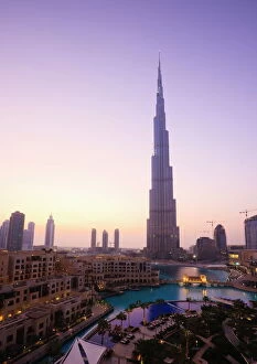 Images Dated 15th September 2009: Burj Khalifa, formerly the Burj Dubai (Dubai Tower), the tallest tower in the world at 818m