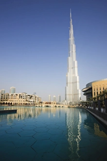 Images Dated 16th September 2009: Burj Khalifa, formerly the Burj Dubai (Dubai Tower), the tallest tower in the world at 818m