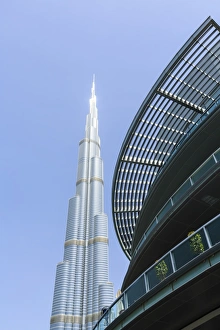 Shopping Mall Prints: Burj Khalifa and Dubai Mall, Dubai, United Arab Emirates, Middle East