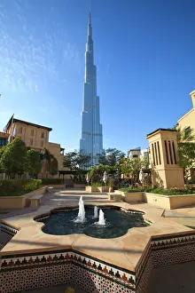 Large Prints: Burj Khalifa, the tallest man made structure in the world at 828 metres