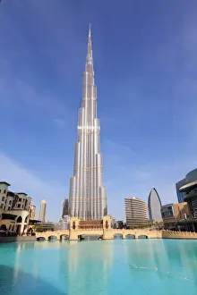 Large Prints: Burj Khalifa, the tallest man made structure in the world at 828 metres