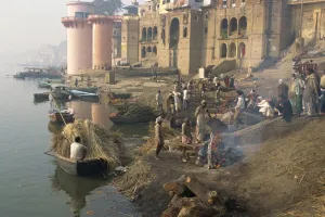 Ganga Prints: Burning or Cremation Ghats