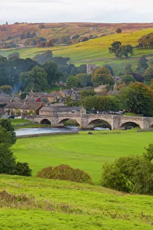 Rolling Landscape Prints: Burnsall, Yorkshire Dales National Park, Yorkshire, England, United Kingdom, Europe