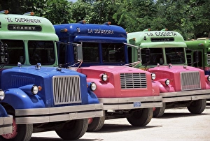 Mexican Prints: Buses, Mexico