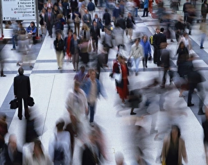 Commuters Prints: Business commuters, London, England, United Kingdom, Europe