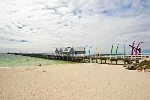 The Busselton Jetty, the longest in the southern hemisphere, originally the wooden jetty was built for the logging