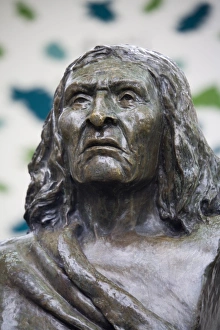 Leader Prints: Bust of Chief Seattle in Pioneer Square