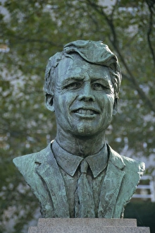 Brooklyn Prints: Bust of Robert Kennedy, Brooklyn, New York, United States of America, North America