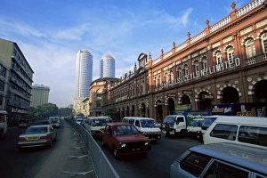 Sinelese Prints: Busy street in the Fort Pettah area