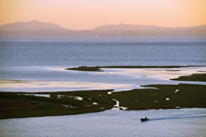 Butrint Prints: Butrint and Corfu Island in distance, Albania, Mediterranean, Europe