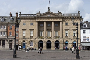 Market Square Prints: The Buttermarket, Market Square, Newark, Nottinghamshire, England, United Kingdom, Europe