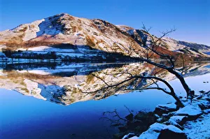 Lake District Prints: Buttermere in Winter, Lake District, Cumbria, England, UK