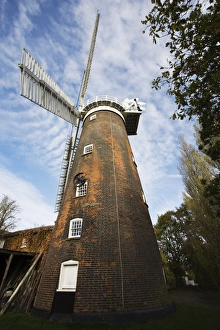 Wind Power Prints: Buttrams Mill, near Woodbridge, Suffolk, England, United Kingdom, Europe