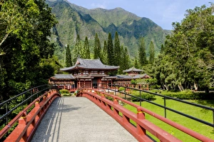 Byodo-In Temple, Valley of The Temples, Kaneohe, Oahu, Hawaii, United States of America