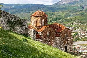 Albania Prints: Byzantine architecture of Holy Trinity church