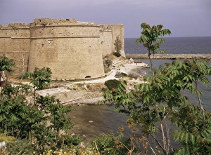 Bastion Prints: The Byzantine fortress, Kyrenia (Girne), northern area, Cyprus, Europe