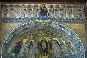 Images Dated 11th May 2007: Byzantine Mosaic, Basilica of Euphrasius, UNESCO World Heritage Site, Porec, Istria, Croatia, Europe