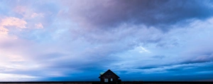 Moody Sky Prints: Cabin in Iceland, Polar Regions