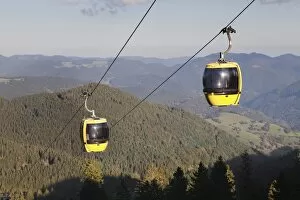 Images Dated 21st September 2010: Cable car, Belchen summit, Black Forest, Baden Wurttemberg, Germany, Europe