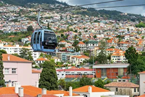 Passenger Prints: Cable car over Funchal, Teleferico do Funchal