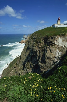 Cabo da Roca, most westerly point of continental Europe, Portugal, Europe Cabo da Roca, most westerly point of continental Europe, Portugal, Europe