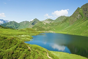 Ticino Prints: Cadagno lake, Piora valley, Canton Ticino, Switzerland