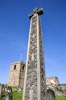 Grave Yard Prints: Caedmons Cross in St. Marys Churchyard