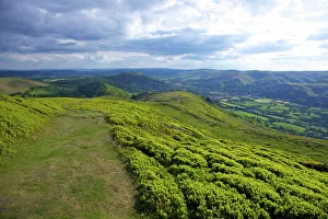 Caer Caradoc in spring evening light, Church Stretton Hills, Shropshire Caer Caradoc in spring evening light, Church Stretton Hills, Shropshire