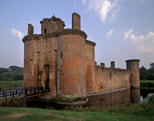 Caerlaverock Castle dating from the 13th century