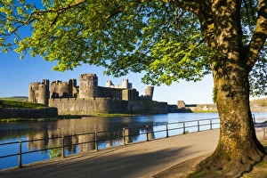 Caerphilly Castle, Gwent, Wales, United Kingdom, Europe