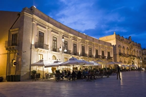Cafe in the evening