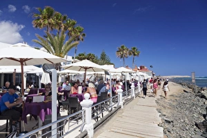 Canaries Prints: Cafes at the Playa de Maspalomas